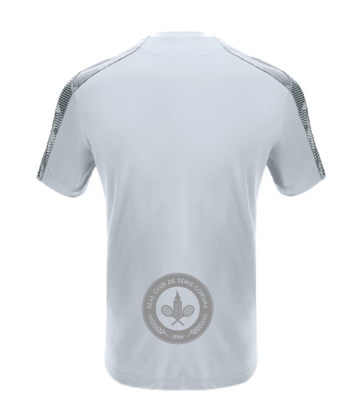 Camiseta Club de Tenis Coruña gris espalda