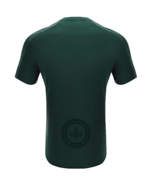Camiseta Club de Tenis Coruña verde espalda